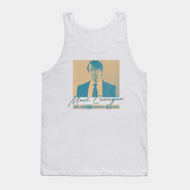 Mark Corrigan // Duotone Aesthetic Fan Art Design Tank Top by unknown_pleasures